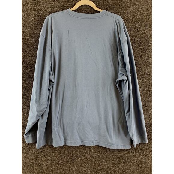 L.L Bean Men's T-Shirt Long Sleeve Traditional Fit- Blue XXL Regular - Picture 15 of 15
